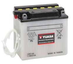 Yuasa battery conventional 12n7-4a arctic cat ext efi 1995-1997