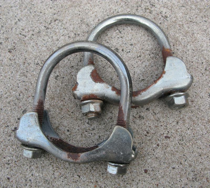 1967-1968-1969 correct oem exhaust clamp–saddle style