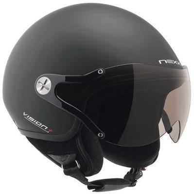 Nexx x60 vision+ helmet - black - open face scooter helmet