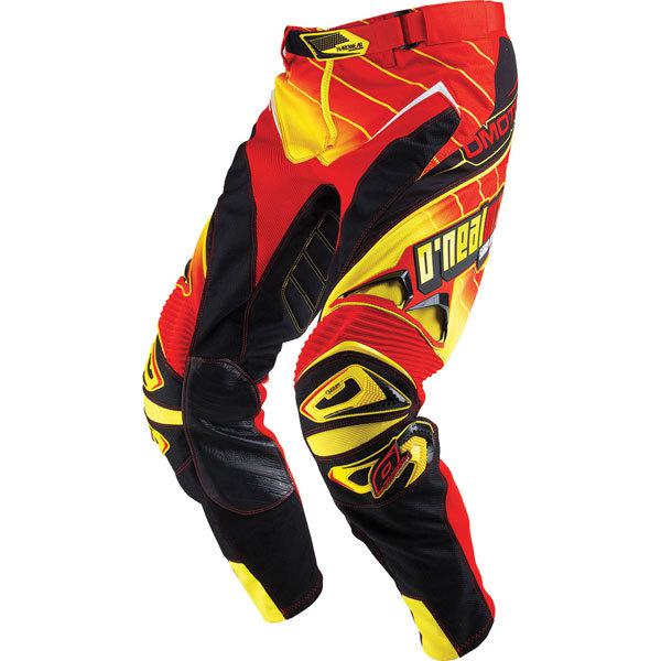 Red/yellow w34 o'neal racing hardwear pants 2013 model