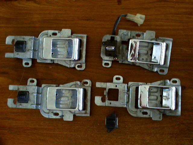 Honda interior door handle latch and door lock switch assembly accord civic