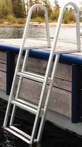 Dock edge 2053f dock ladder 3 step stand off