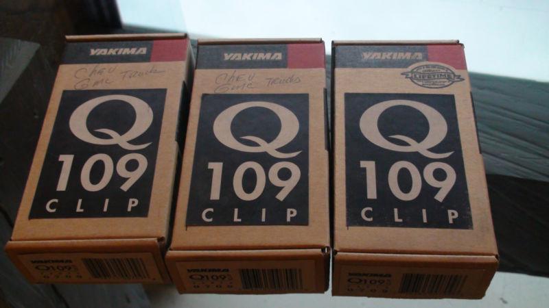 Yakima q109 q clips, car truck roof rack attachment-2 pair available one per bid