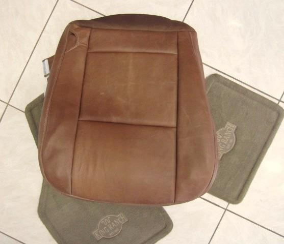 04 05 06 ford f-350 4x4 diesel f350 driver bottom king ranch leather seat cover 