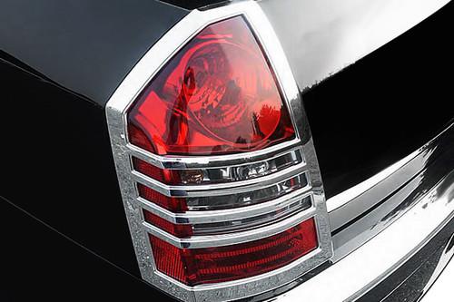 Ses trims ti-tl-111 chrysler 300 taillight bezels covers chrome ring trim abs