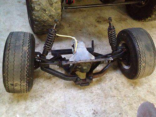 Gem car front suspension and differental  with brakes and hubs and axles