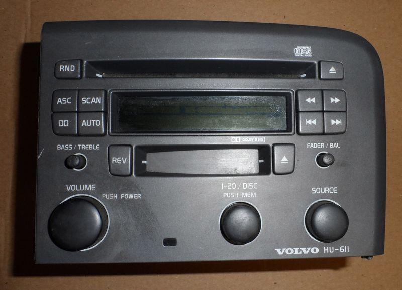 2000-2003 volvo s60 / s80 cd player / tape / am/fm radio