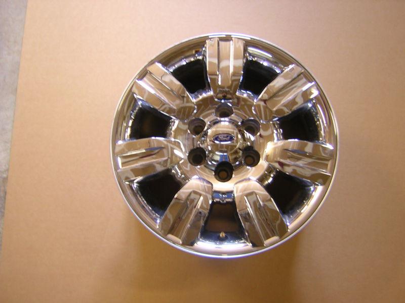 2009-'12 ford f150 18" factory oem  chrome clad alloy wheel rim 3785