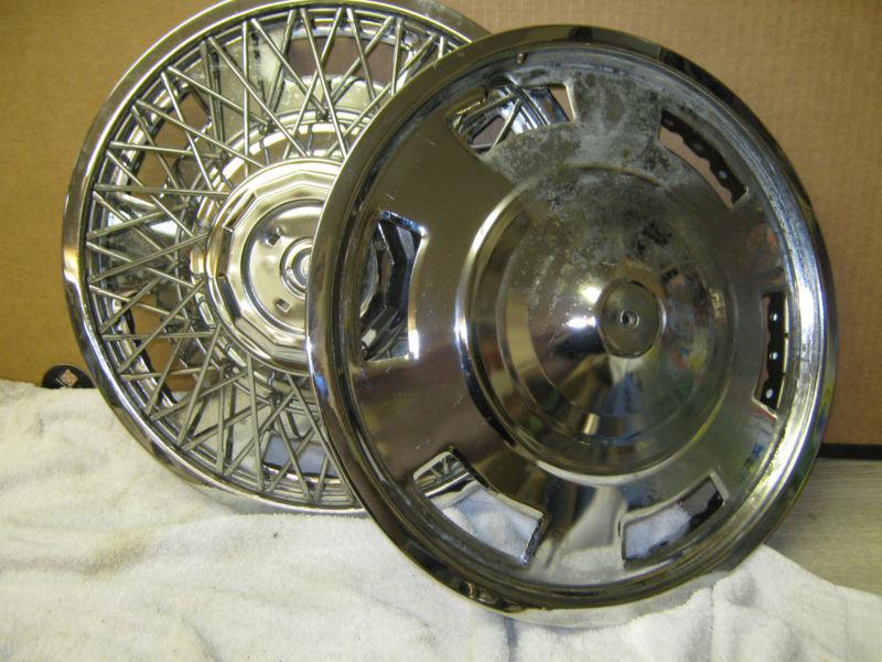 Corvair chrome spoke wheels