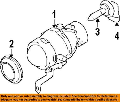 Hyundai oem 8655239520 fog light cover-cover