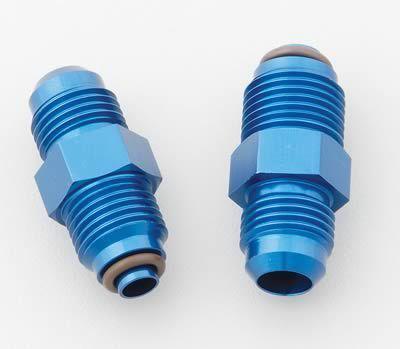 Retrofit tpi tuned port fuel rail adapter fittings 6 an blue