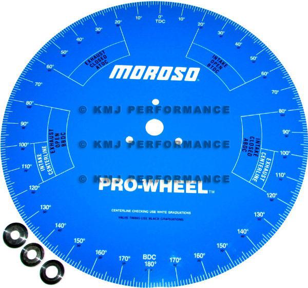 Moroso 62191 professional series 18" universal camshaft cam degree wheel tool