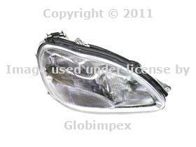 Mercedes w220 (00-02) headlight (halogen) assembly right genuine new