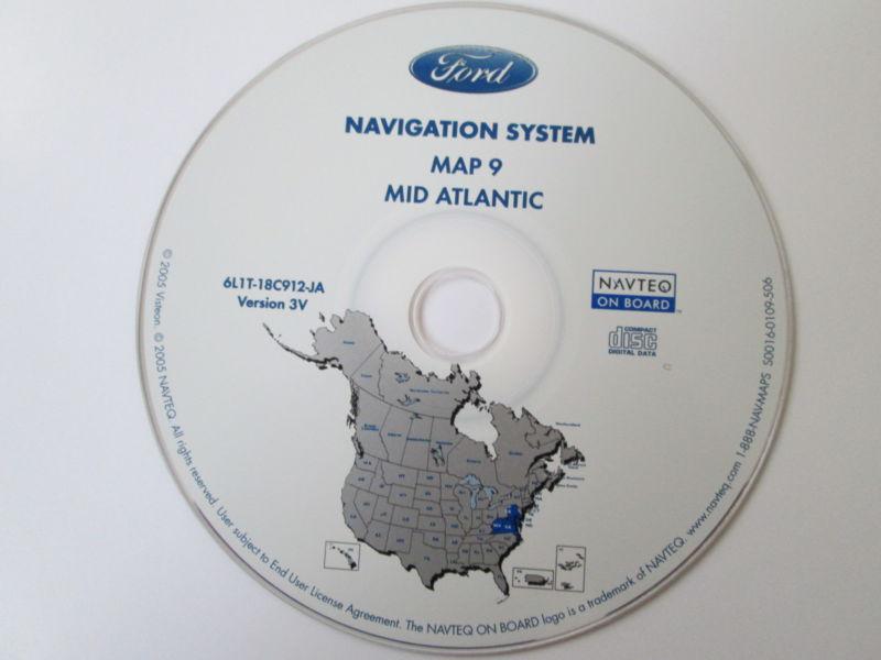 2003 2004 2005 ford expedition navigation cd dvd map 9 mid atlantic 3v fast ship