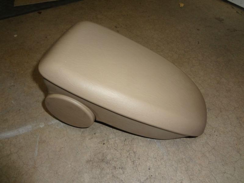 Ford focus center console storage tan 00 - 07 armrest arm rest middle