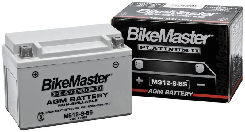 Bikemaster agm platinum ii battery  ms12-12a-bs