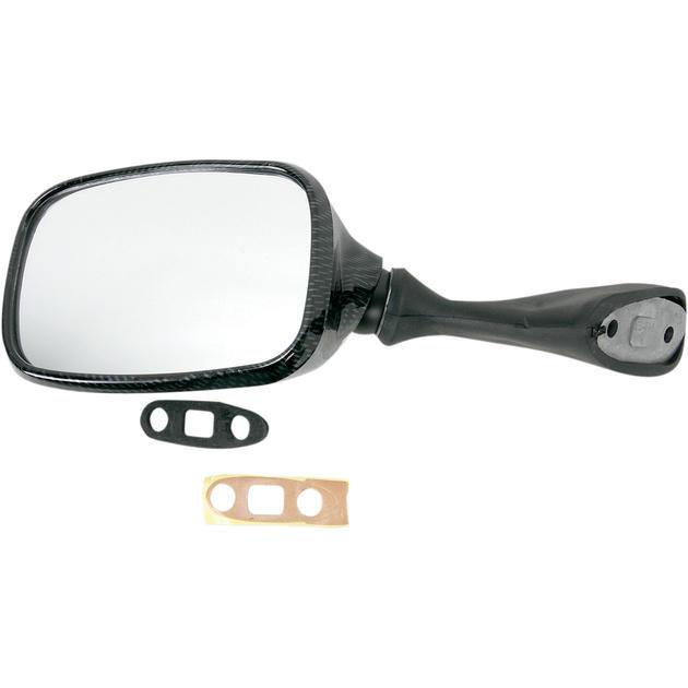 Emgo replacement mirror left carbon fits suzuki gsx-r750 2000-2001