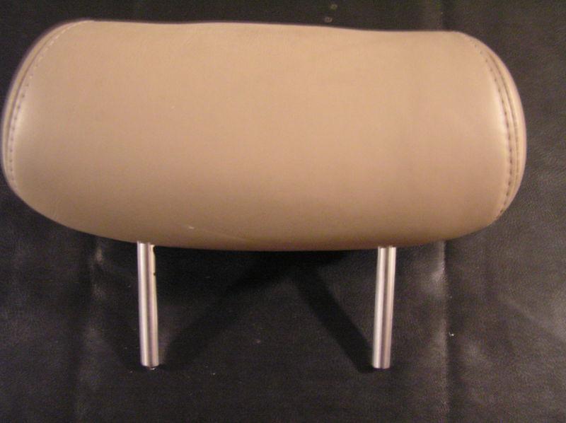 Toyota camry rear headrest 97 98 99 2000 2001 tan leather used oem