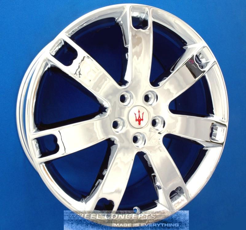 Maserati quattroporte 20 inch chrome wheels rims oem oe 20" qp s sport gt