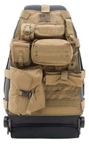 Gear seat cover-front-tan fits jeep 76-11 cj & wrangler (yj/tj/lj/jk) smittybilt
