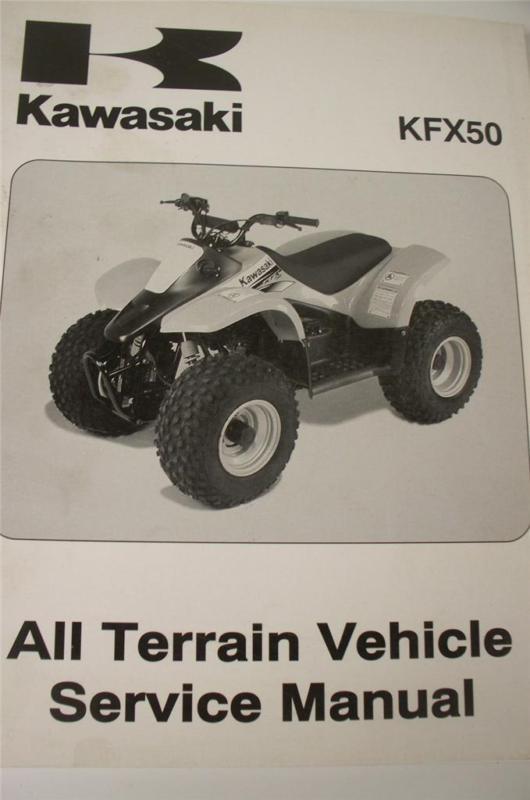 Ao 2003 kawasaki kfx50 all terrain vehicle service manual