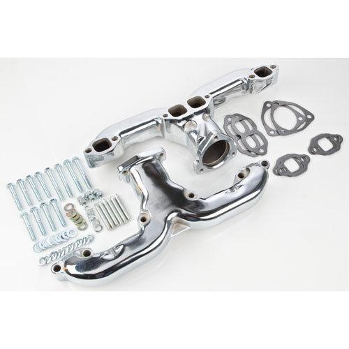 Jegs performance products 30100 chrome rams horn style exhaust manifolds