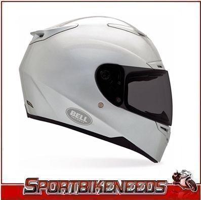 Bell rs-1 silver solid helmet size m medium full face street helmet