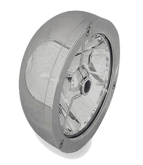 Alloy art pan/bucket light 5-3/4 inch raw aluminum