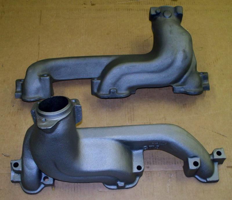 Pontiac ram air exhaust manifold set d port ho 2.25" 64,65,66,67 made in usa