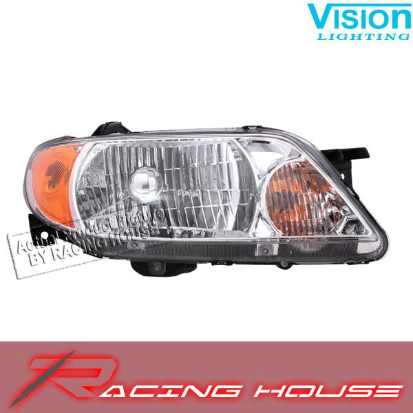 Right passenger side headlight kit unit replacement 01-03 mazda protege 4dr