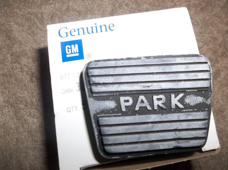 64 -75 nos gm park pedal pad chevrolet olds pontiac buick impala cadillac