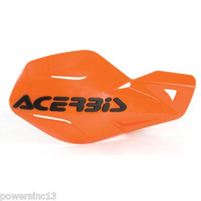 Acerbis uniko handguards orange pair universal mount kit sxf exc sx xc mxc new