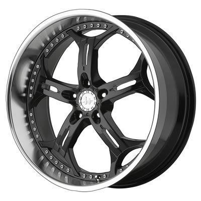 Helo wheel aluminum black 18"x10" 5x114.3mm 5x4.5" 6.880" backspace pair