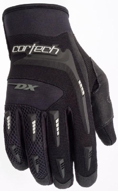 Cortech dx 2 black small textile youth motorcycle dirt bike gloves sml sm s