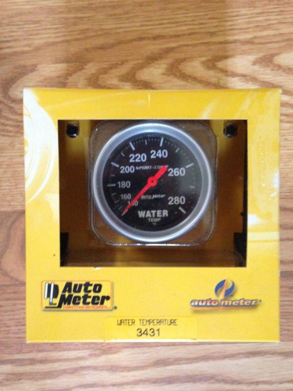 Auto meter 3431 sport-comp water temperature gauge