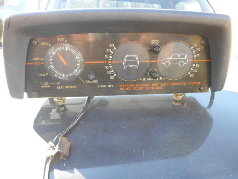 1984-1988 toyota truck altimeter dash gauges with housing 4 runner