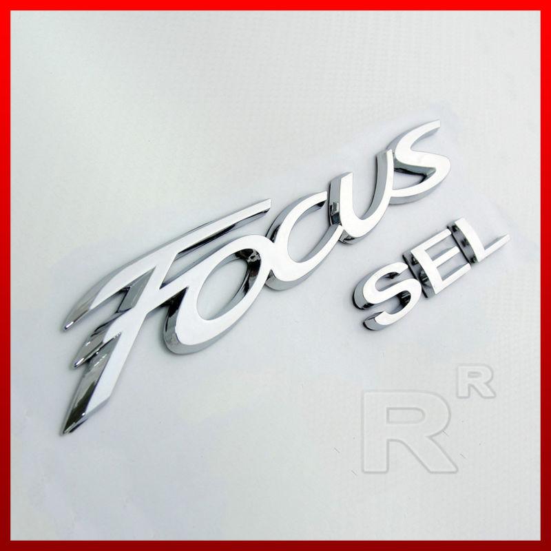 Ford focus sel trunk lid badge 3d decal liftgate letters emblem sign nameplate