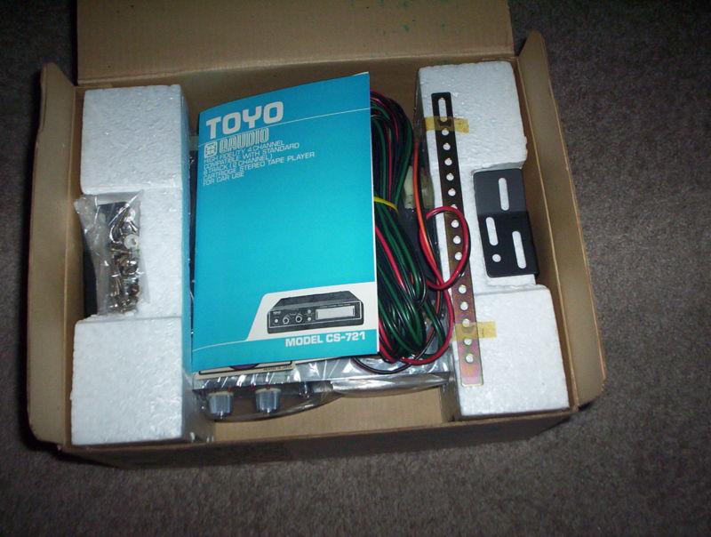 VINTAGE-1970'S-TOYO AUTOMOTIVE 8 TRACK CARTRIDGE STEREO TAPE PLAYER-NEW-OLD STK, US $249.99, image 3