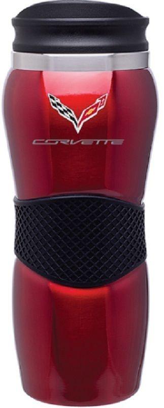Chevrolet corvette c7 travel mug 14 oz red