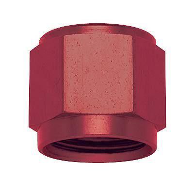 Fragola 481823 fitting tube nut -3 an aluminum red anodized each