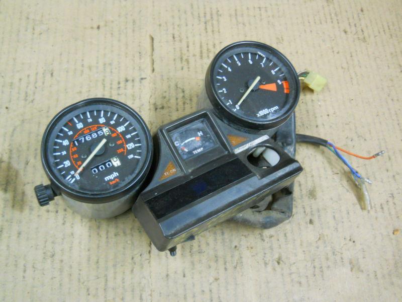1983 honda cx650 custom instrument gauge cluster speedometer tach cx 650 cx-650