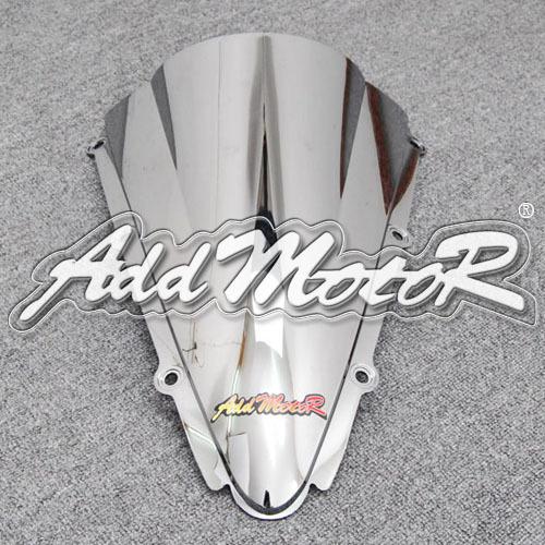 Motorcycle windshield for yzf r1 2000-2001 plating silver windscreen ws3032