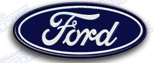 Ford  iron on embroidery patch auto car truck sports 3.0 x 1.3 inches mustang