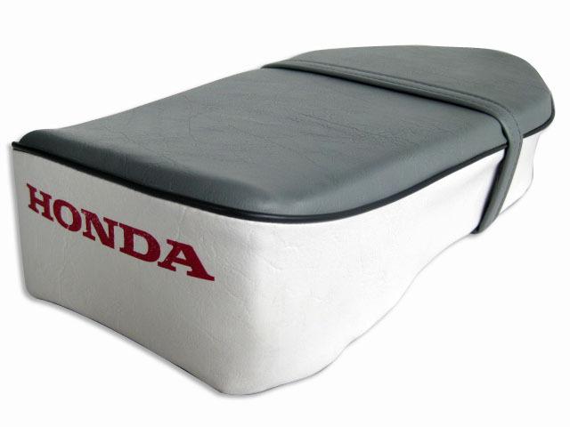 Honda c100 c102 c105 ca100 ca102 c ca complete seat gray – white