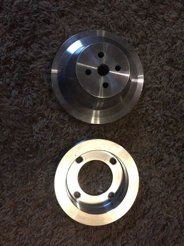Small block ford billet crank and water pump pulleys