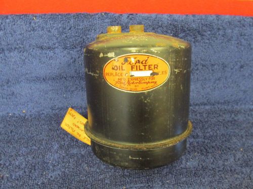 Vintage  ford flathead  rat rod  oil filter   516