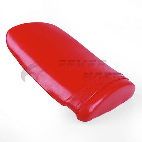 Red for honda cbr 1000rr 2004-2007 rear passenger seat pillion leather cover fm