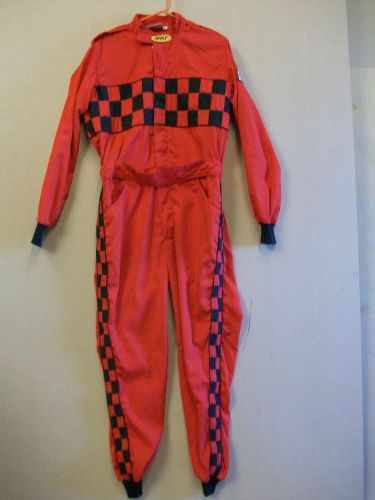 Deist pit crew/racing teamsuit overalls checkered red flag series free  ship