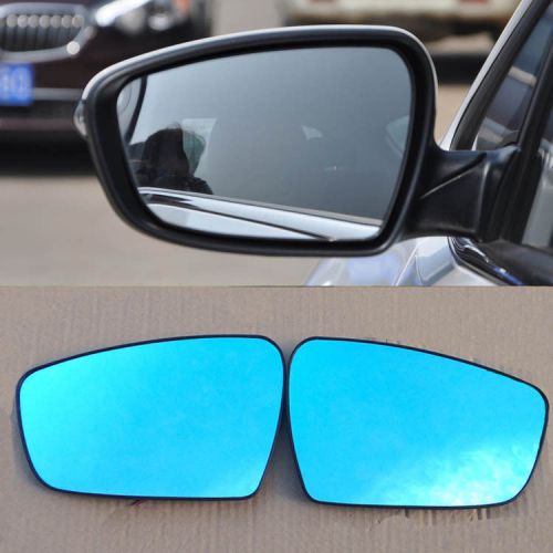 2pcs new power heated w/turn signal side view mirror blue glasses for kia k3s