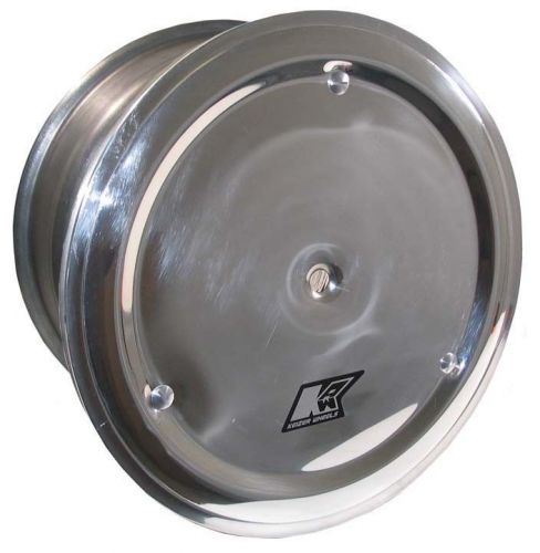 Keizer aluminum wheel,15 bolt direct midget,13x8&#034;,4&#034;,beadlock,mud cover,polished